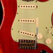 Fender Custom Shop 1963 Stratocaster Mahogany Relic Crimson Red Transparent