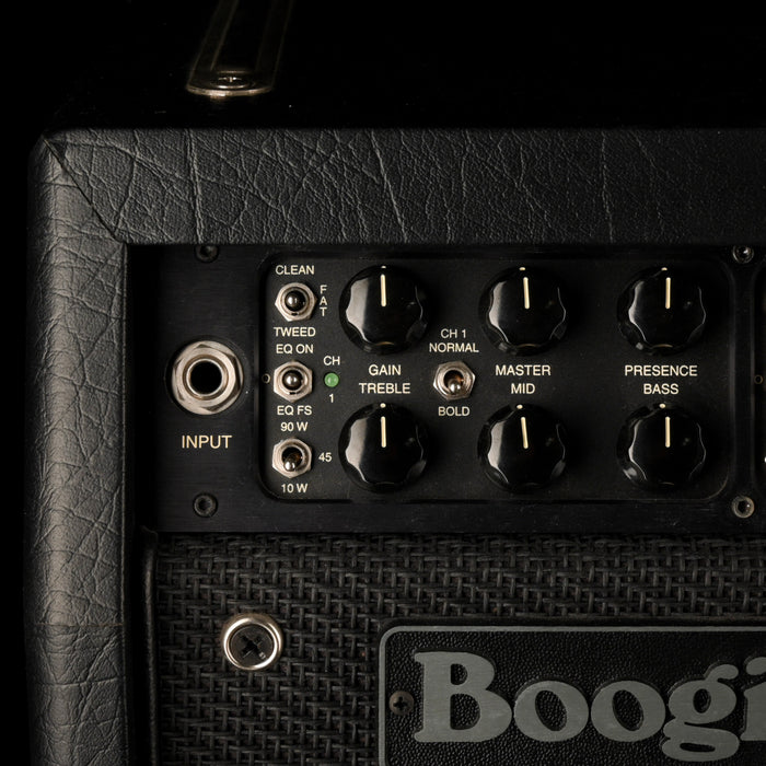 Pre Owned Mesa Boogie Mark V 90-Watt 3-channel Guitar Amp Head With 4x12" Road King Guitar Amp Cabinet