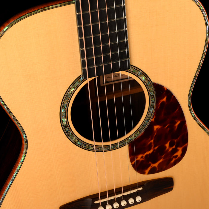 Pre Owned 2007 Don Musser OM Natural Acoustic Guitar With Case