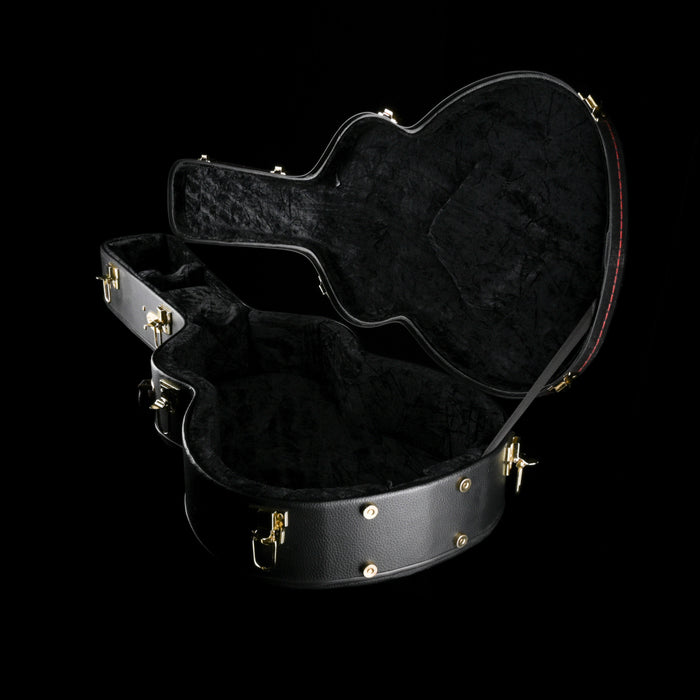 Used Breedlove Deluxe Parlor Acoustic Guitar Hardshell Case Black