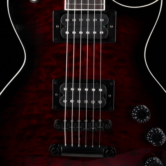 Used ESP LTD EC-256QM See Through Black Cherry Sunburst