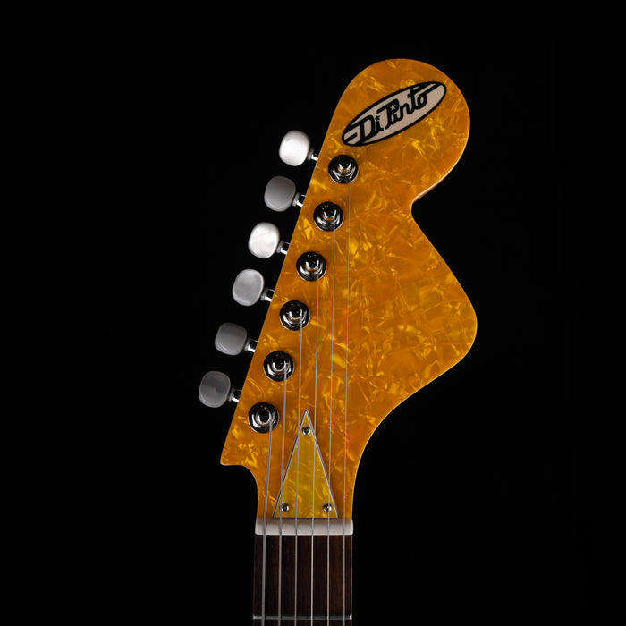 Pre Owned 2004 DiPinto Galaxie IV Los Straitjackets Silver Sparkle (Made in Korea) with Gig Bag