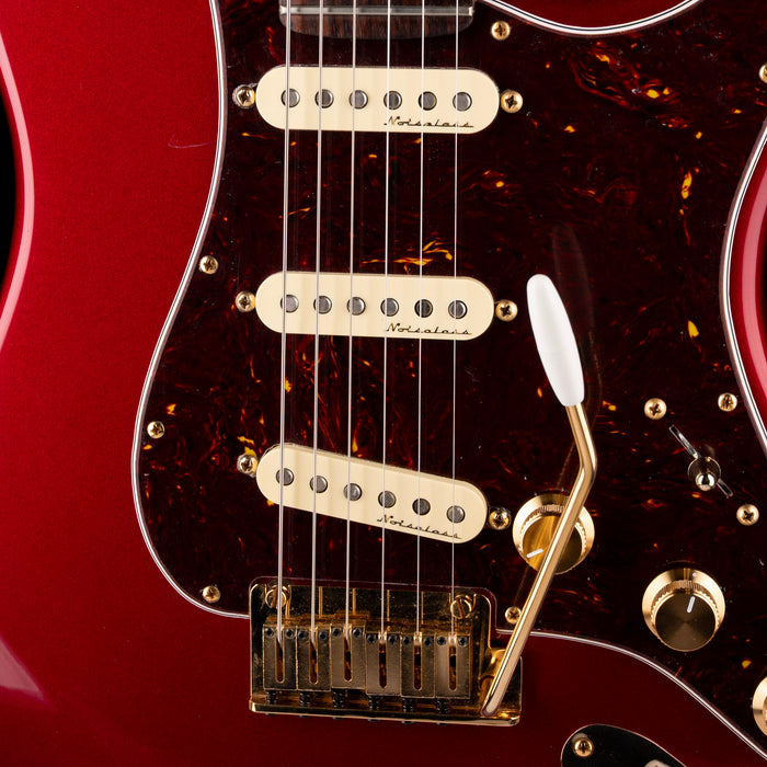 Pre Owned 1997 Fender American Standard Stratocaster Candy Apple Red With OHSC