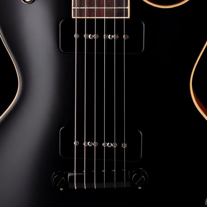 Pre Owned Gibson Mod '54 Les Paul Standard Dual Pickup Smooth Black Satin With OHSC