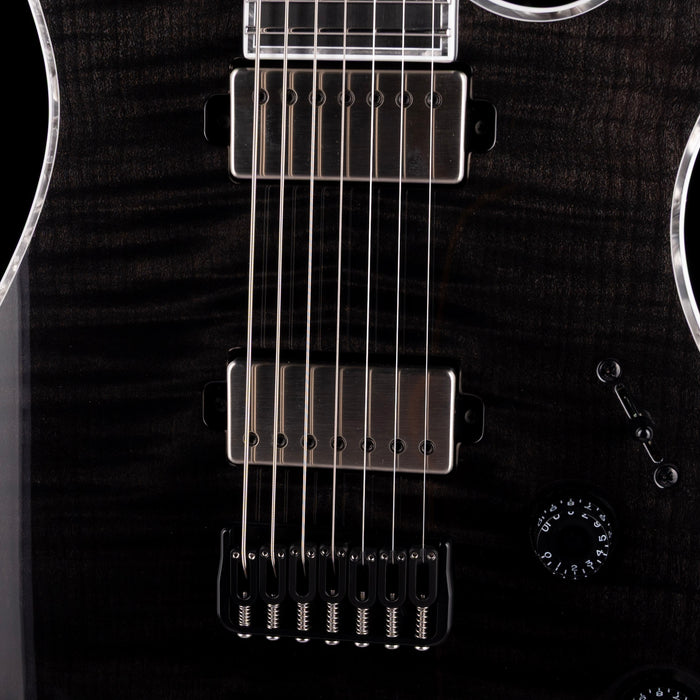 Mayones Regius Core B27 7 String Baritone 27" Scale Trans Gloss Black with Case