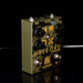 Guitar effects pedal with 'Métèore' branding on a black background