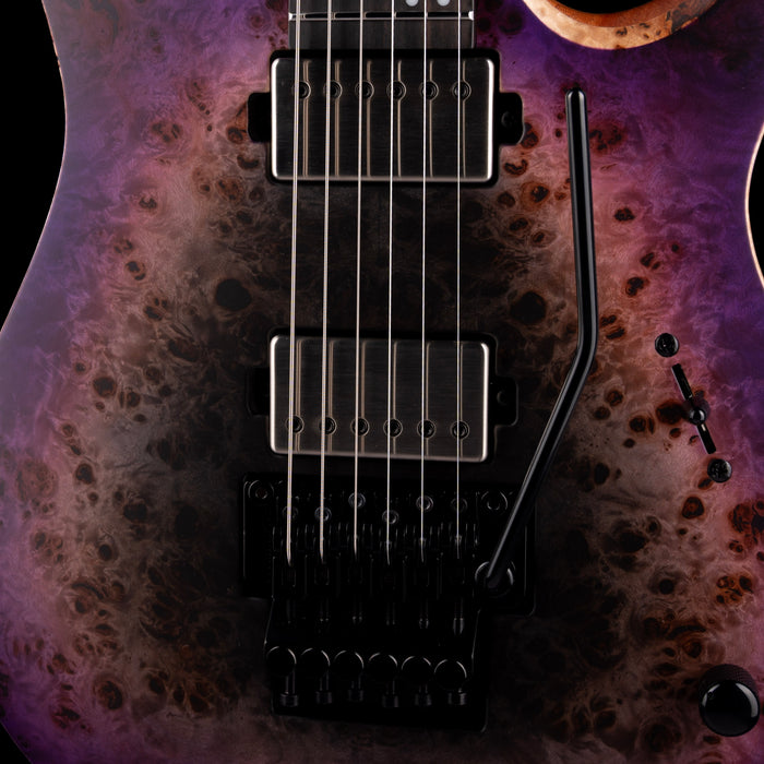Mayones Duvell Elite Pro 6 3A Eye Poplar Top Supernova Purple Satine with Case