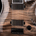 Mayones Regius Core 7 String Baritone 27" Scale 4A Flame Maple Top Black Feather Finish Gloss+Matt