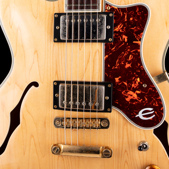 Used 1990's Epiphone Sheraton II Natural with OHSC