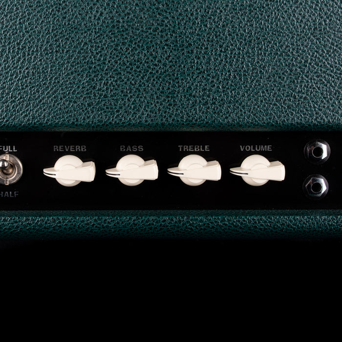 Pre Owned 2007 Divided By 13 FTR37 Green/Cream Guitar Amp Head And 2x12" Cab with Footswitch and Covers