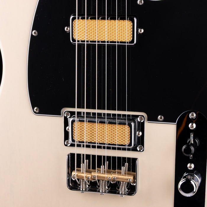 Pre Owned Fender Gold Foil Telecaster Ebony Fingerboard White Blonde With Gig Bag