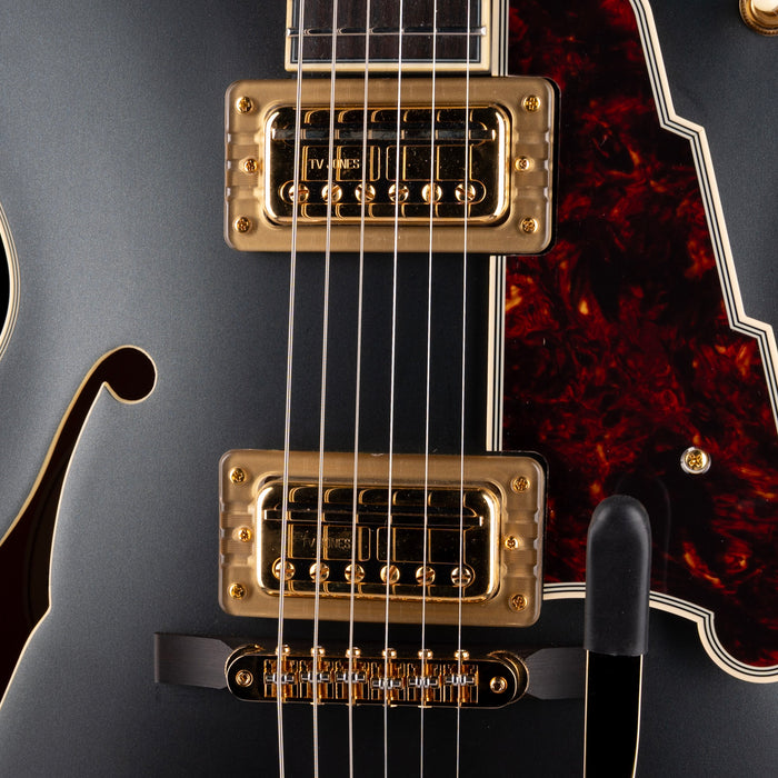 Pre-Owned D’Angelico Deluxe DLX-175 Hollow Body Matte Midnight With OHSC