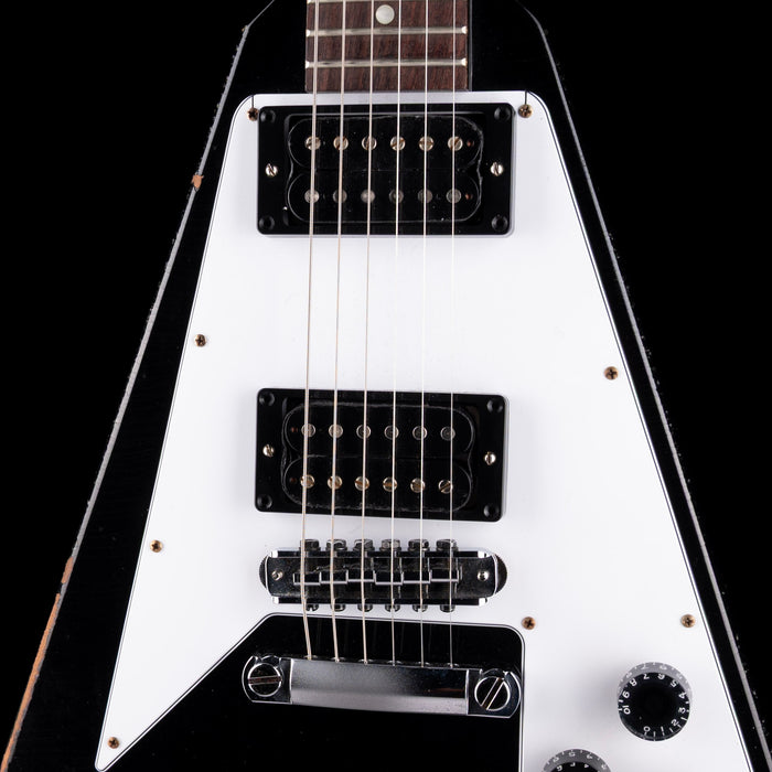 Pre-Owned Gibson Custom Shop Kirk Hammett Metallica Museum 1979 Flying V Black With OHSC