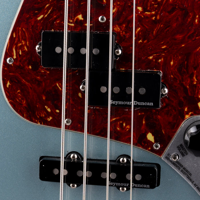 Fender Custom Shop Custom Classic Jazz Bass PJ NOS Firemist Silver With Case
