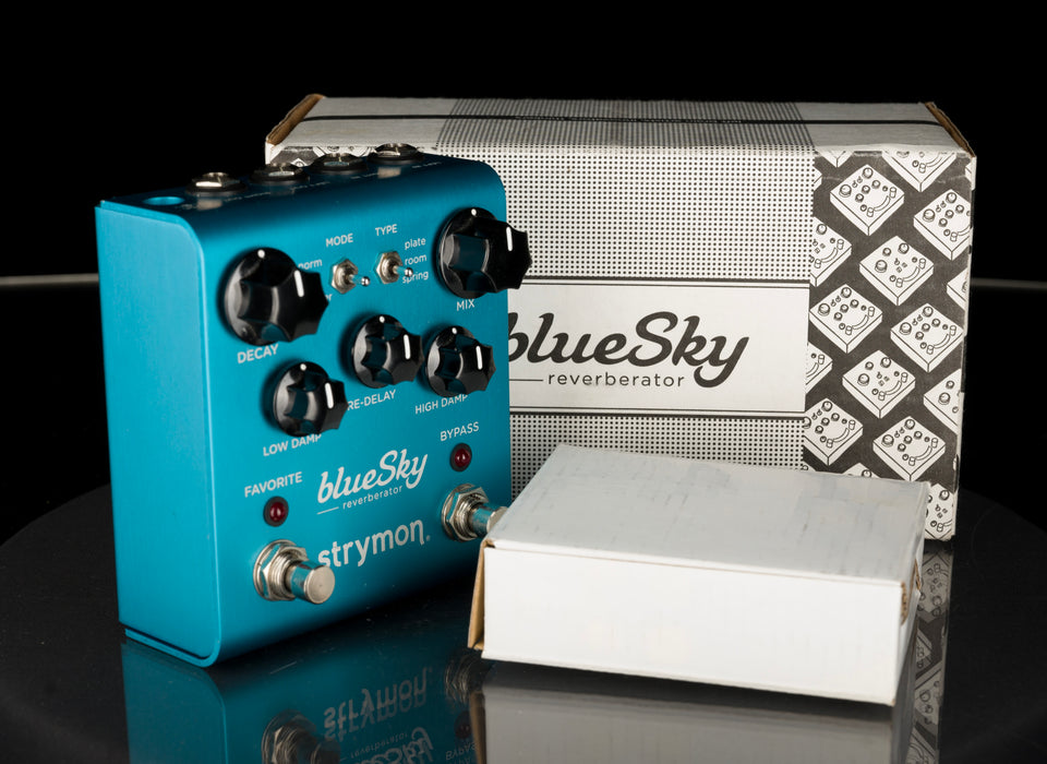 Used Strymon blueSky v1 Reverb Pedal With Box