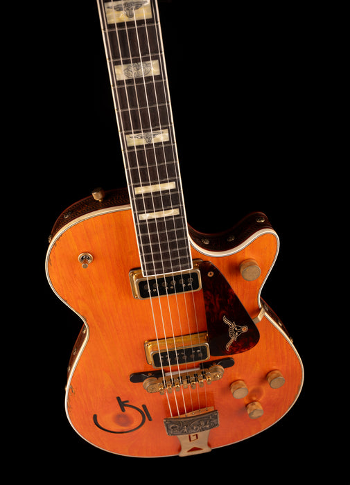 Gretsch Custom Shop Masterbuilt G6130CS 1954 Roundup Relic Knotty Pine Walnut Stain