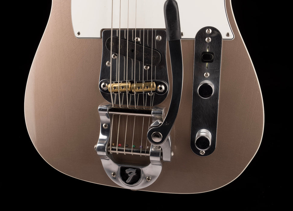 Fender Custom Shop Masterbuilt Paul Waller Baritone Telecaster Custom Deluxe Closet Classic Shoreline Gold