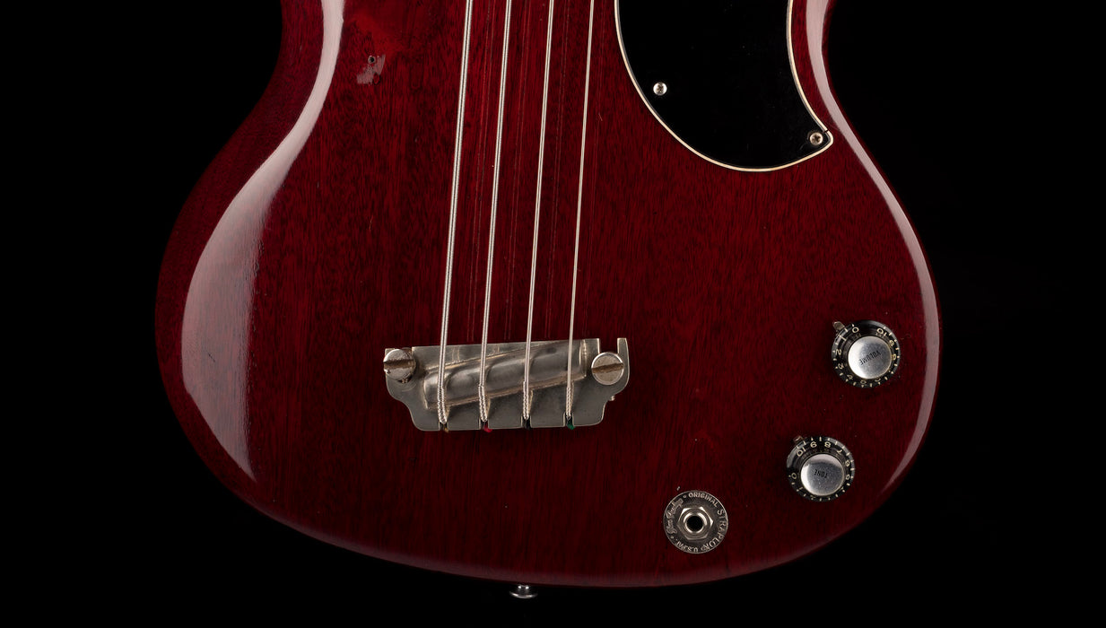 Vintage 1963 Gibson EB-0 Bass Cherry with OHSC