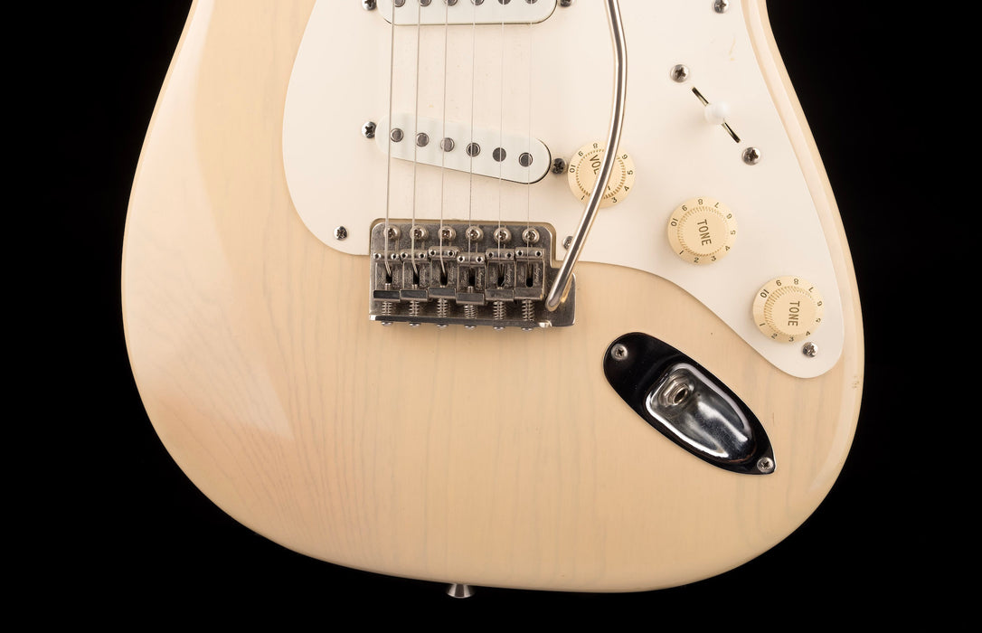 Used Custom Partscaster Fender Authentic Neck and Grover Jackson Body Blonde with Gig Bag