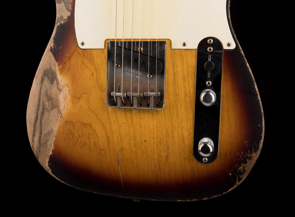 Fender Custom Shop Masterbuilt Austin MacNutt 1955 Telecaster Heavy Relic 2-Tone Sunburst With Case