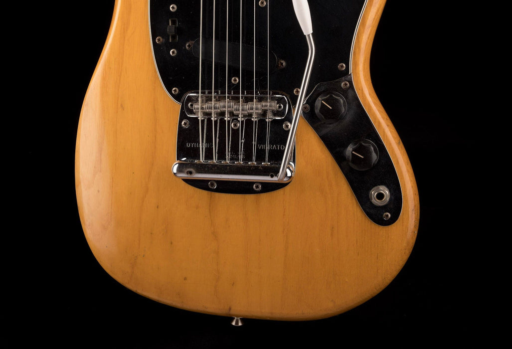 Pre Owned 1976 Fender Mustang Natural With OHSC