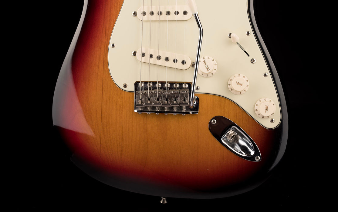 Pre Owned 2007 Fender '62 Hot Rod Reissue Stratocaster Sunburst With Arcane 61 Experience Pickups With OHSC