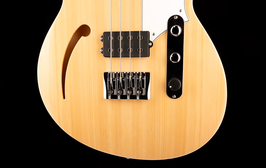 Pre Owned Reverend Dub King Bass Guitar Natural with Gig Bag