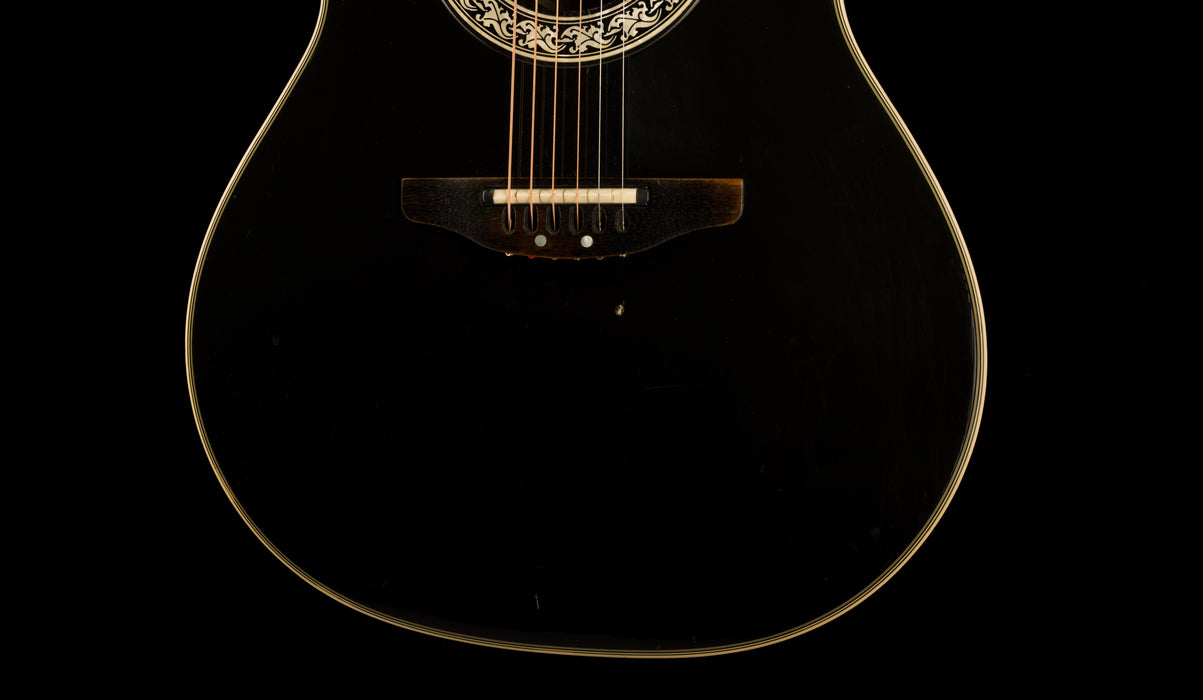 Pre Owned Ovation Legend Model 1767 Black With Gig Bag