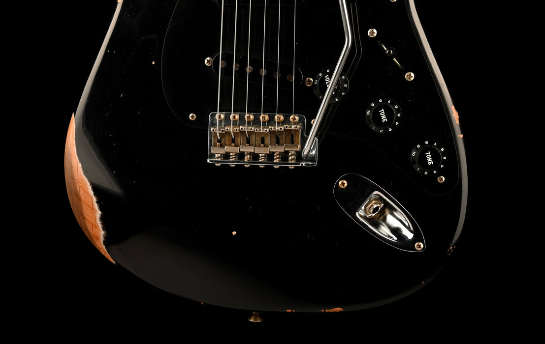 Pre Owned Fender Custom Shop 1957 Stratocaster Rosewood Neck Black With OHSC