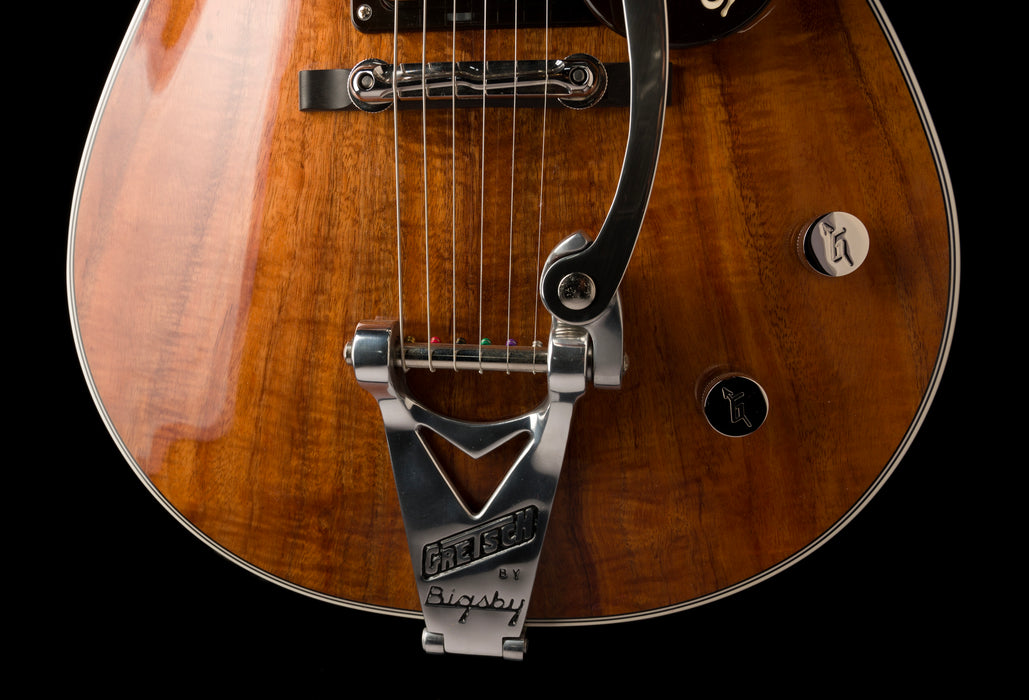 Gretsch Custom Shop Masterbuilt G6128CS-59 Koa Duo Jet With Case