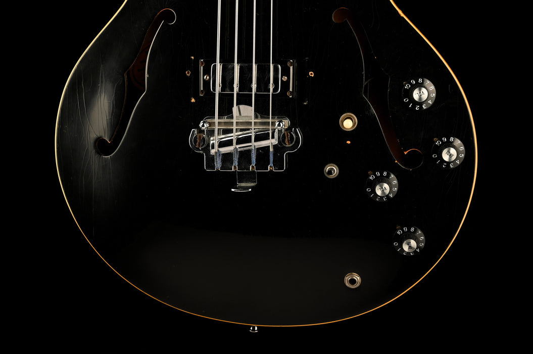 Vintage 1967 Gibson EB-2D Electric Bass Black With OHSC