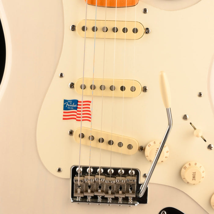 Pre Owned Fender Eric Johnson Stratocaster White Blonde Modified With OHSC