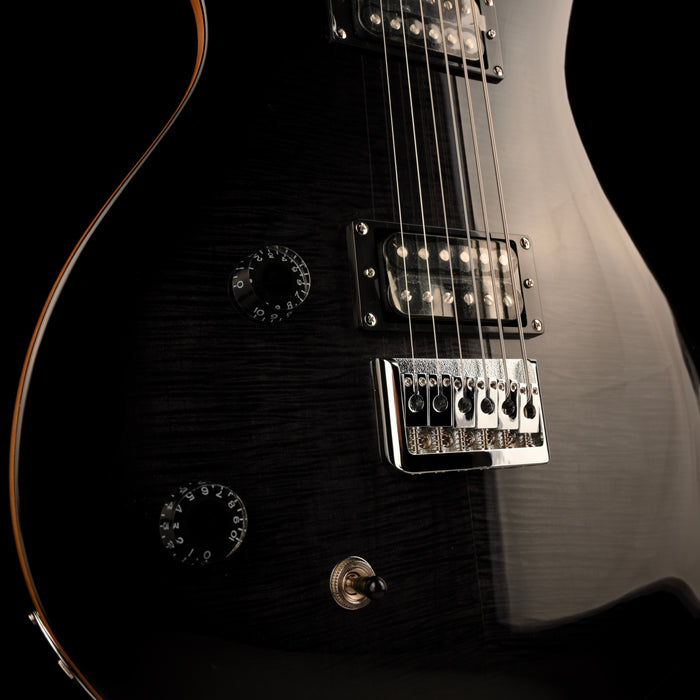 Used PRS SE 277 Baritone Left-Handed Charcoal Burst Electric Guitar With Gig Bag