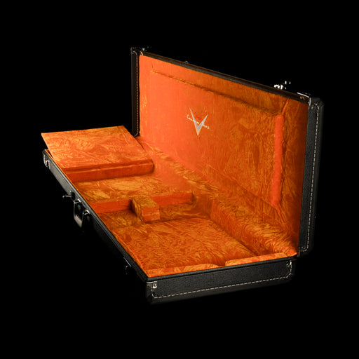 Used Fender Custom Shop Deluxe Bass Case Black with Orange Interior
