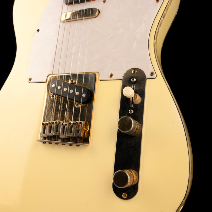 Pre Owned 1996 Fender 50th Anniversary Telecaster Custom Vintage White With Case
