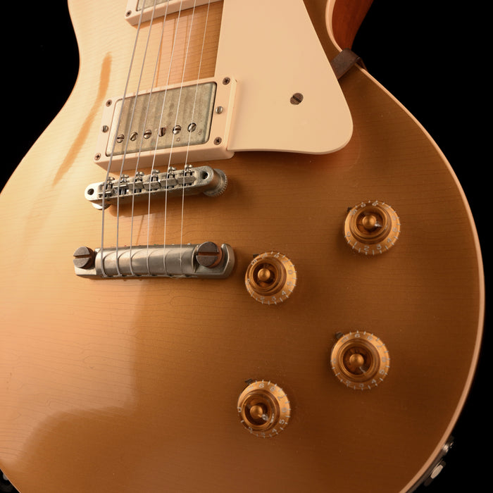 Pre Owned 2012 Gibson Custom Shop ‘57 Les Paul Reissue Aged Gold Top With OHSC