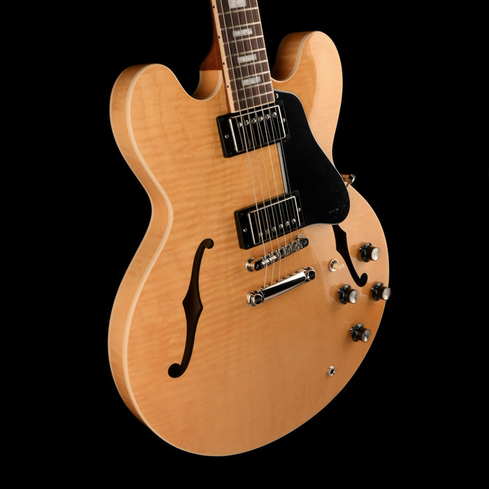 Gibson ES-335 Figured Antique Natural Electric Guitar With Case