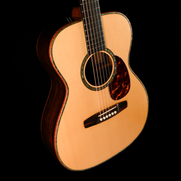 Pre Owned 2007 Don Musser OM Natural Acoustic Guitar With Case