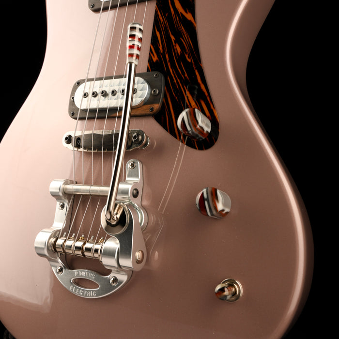 Powers Electric A-Type Frozen Berry Metallic with Softshell Case