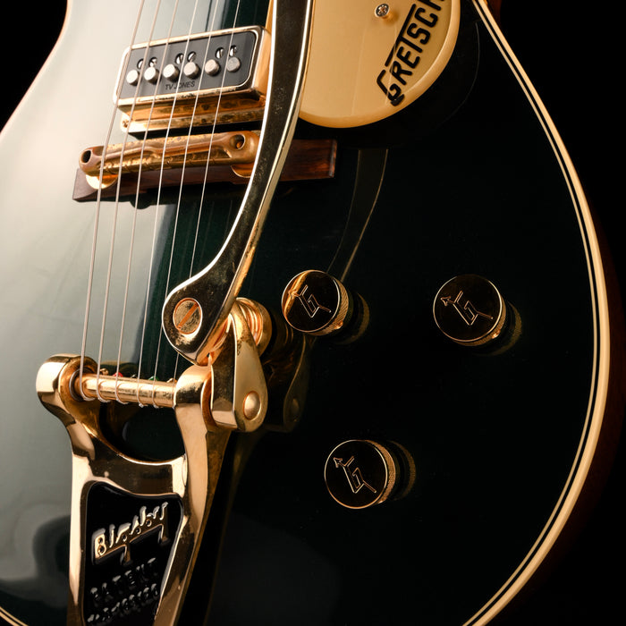 Pre Owned 2017 Gretsch G6128T-57 Vintage Select ‘57 Duo-Jet Cadillac Green With OHSC