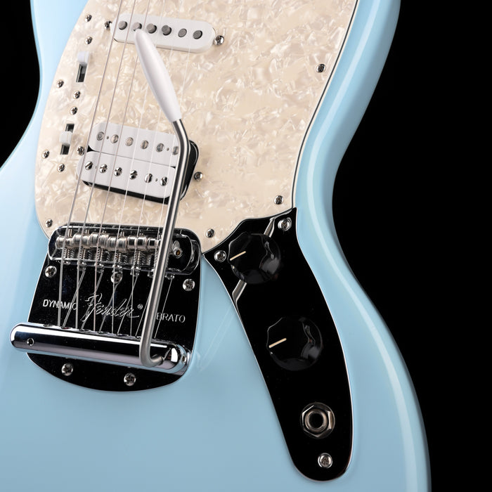 Pre Owned Fender Kurt Cobain Jag-Stang Sonic Blue With Original Gig Bag