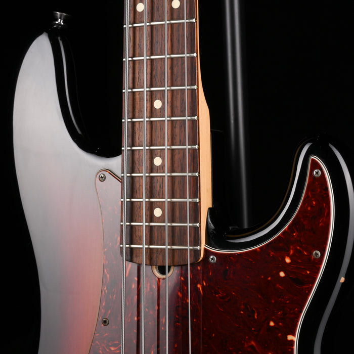 Pre Owned 2012 Fender American Standard Precision Bass 3-Tone Sunburst With OHSC