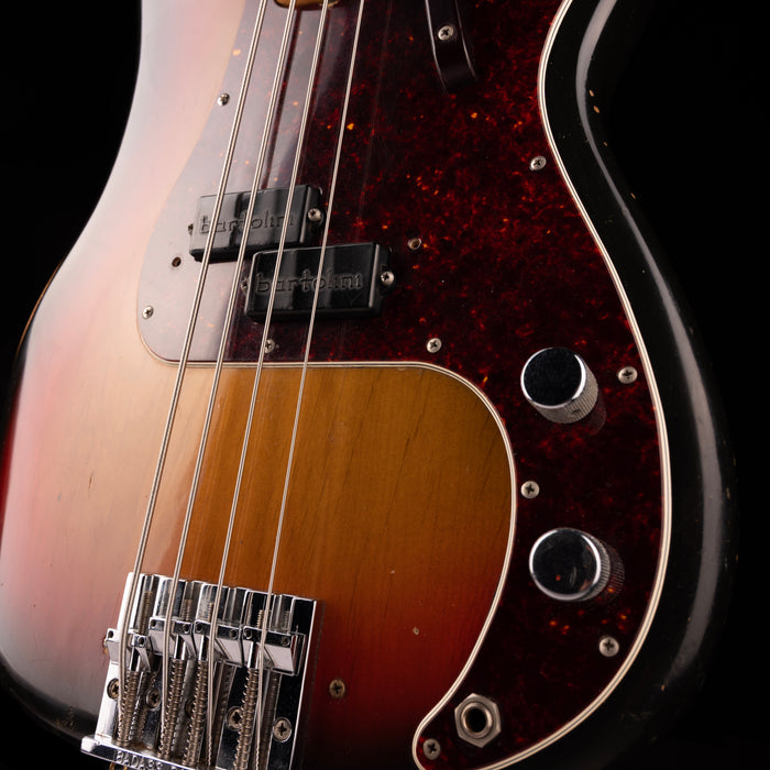 Vintage 1978 Fender Precision Bass Sunburst Maple With HSC