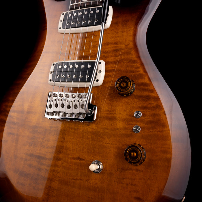 PRS S2 Custom 24-08 Black Amber Electric Guitar With Bag
