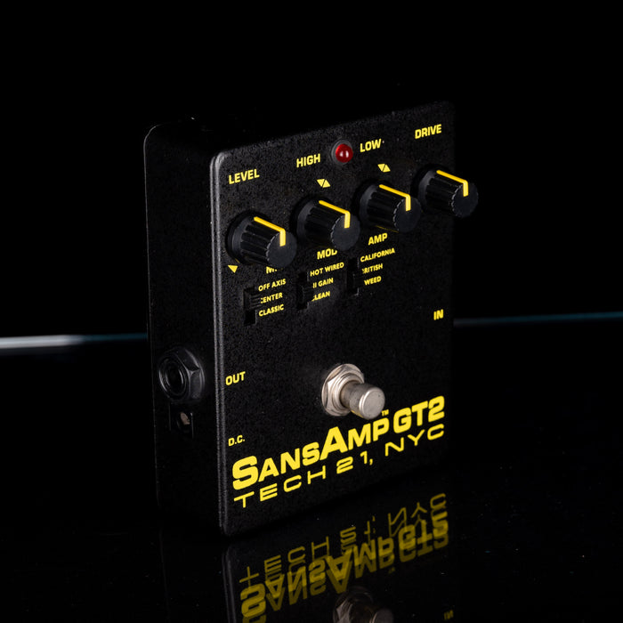 Used Tech 21 SansAmp GT2 Tube Amp Emulator Guitar Pedal