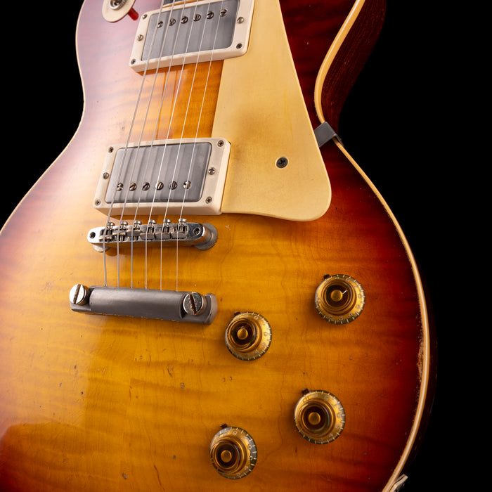 Pre Owned 2024 Gibson Custom Shop ‘59 Les Paul Standard Murphy Aged Murphy Burst With OHSC