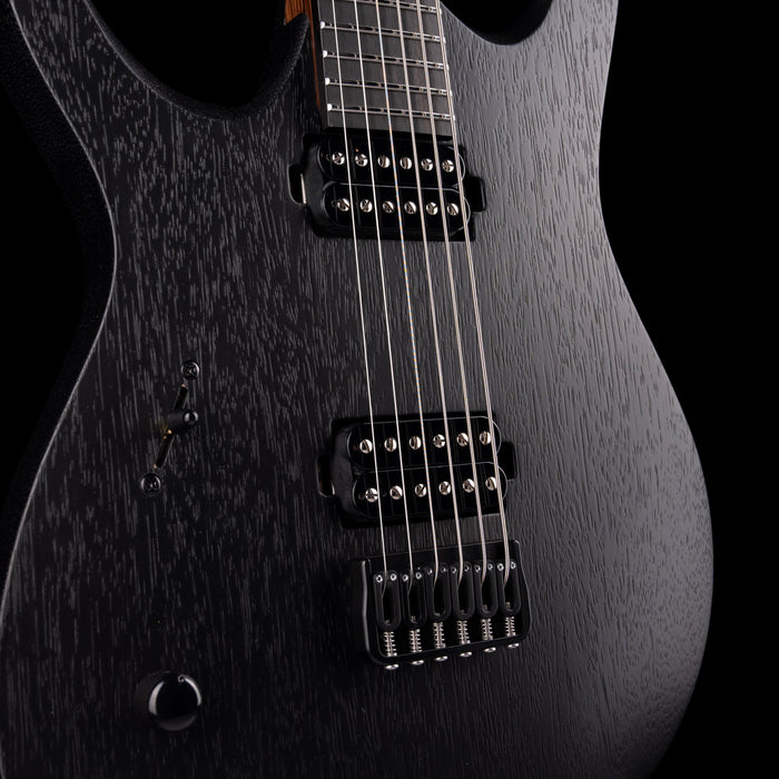 Mayones Duvell Elite 6 B27 Baritone Left Handed Black Limba Monolith Black Matte