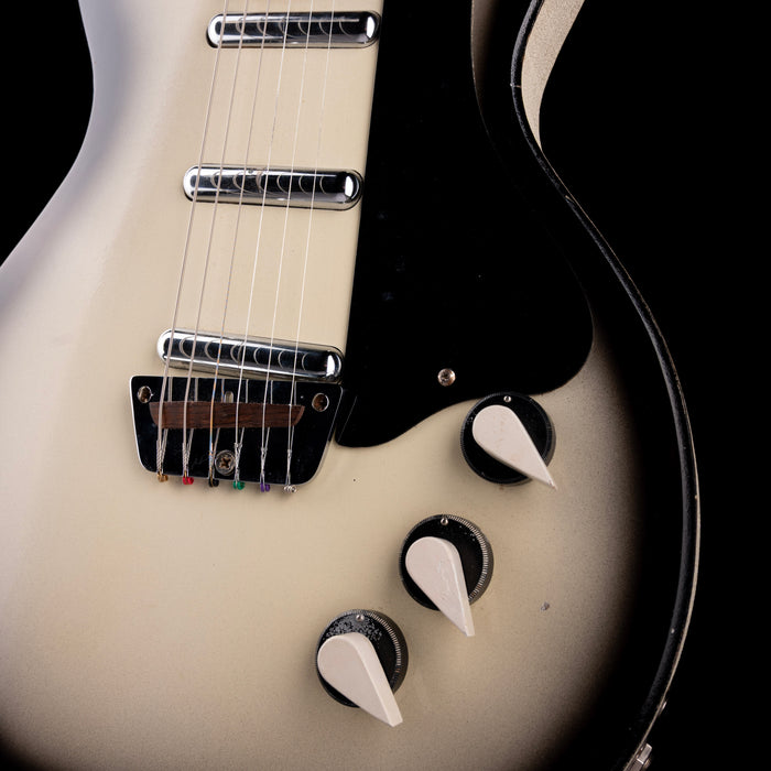 Vintage 1959 Silvertone U3 Model 1305 Sears Silverburst Electric Guitar