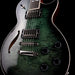 Prestige Guitars Master Built Elite Quilted Maple Semi-Hollow Forest Green Burst with Case