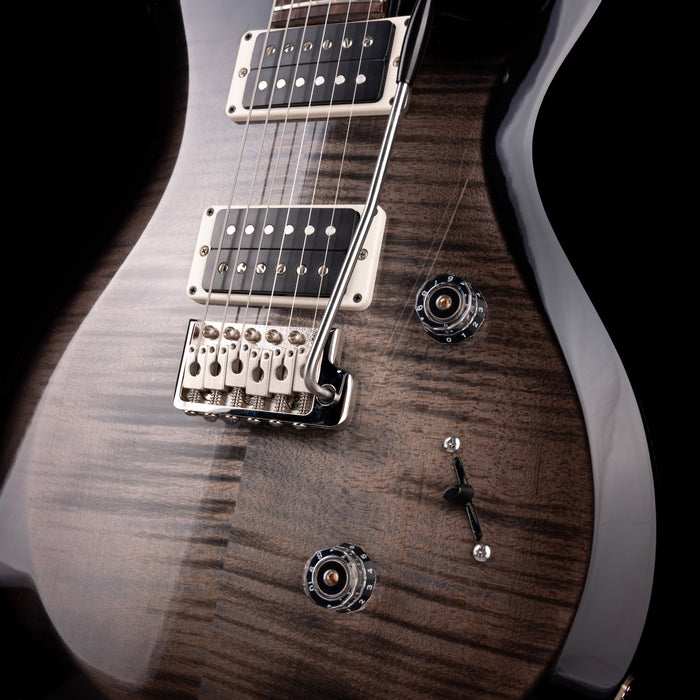 PRS S2 Custom 24 Faded Gray Black Purple Burst with Gig Bag